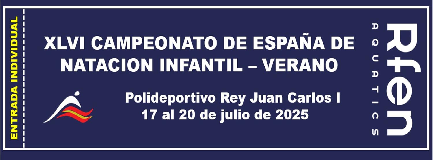 entrada campoeonato de natación