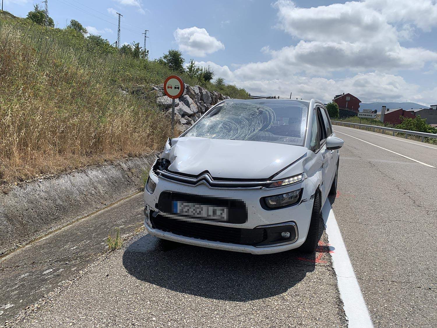 Atropello a una ciclista en Bembibre 1 Atropello a una ciclista en Bembibre 1