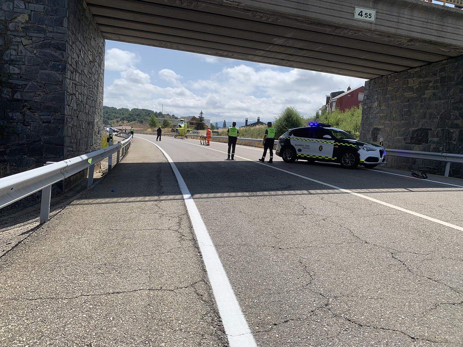 Atropello a una ciclista en Bembibre Atropello a una ciclista en Bembibre