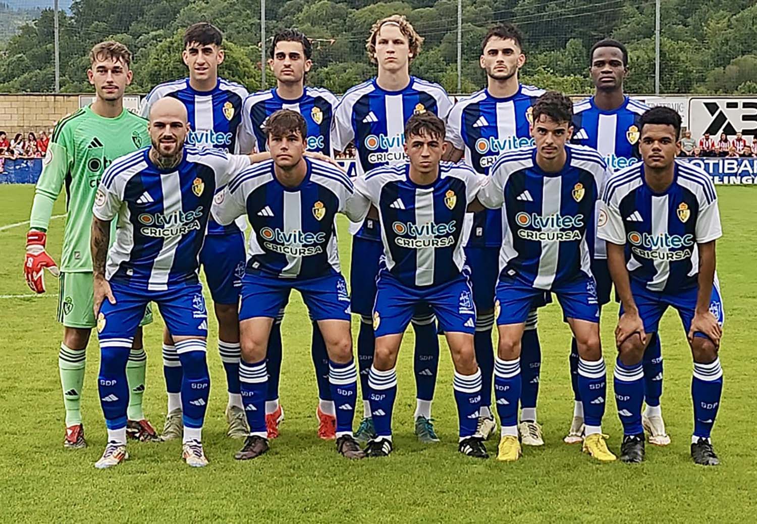 Once inicial de la SDP Ponferradina frente al Athletic Club Once inicial de la SDP Ponferradina frente al Athletic Club