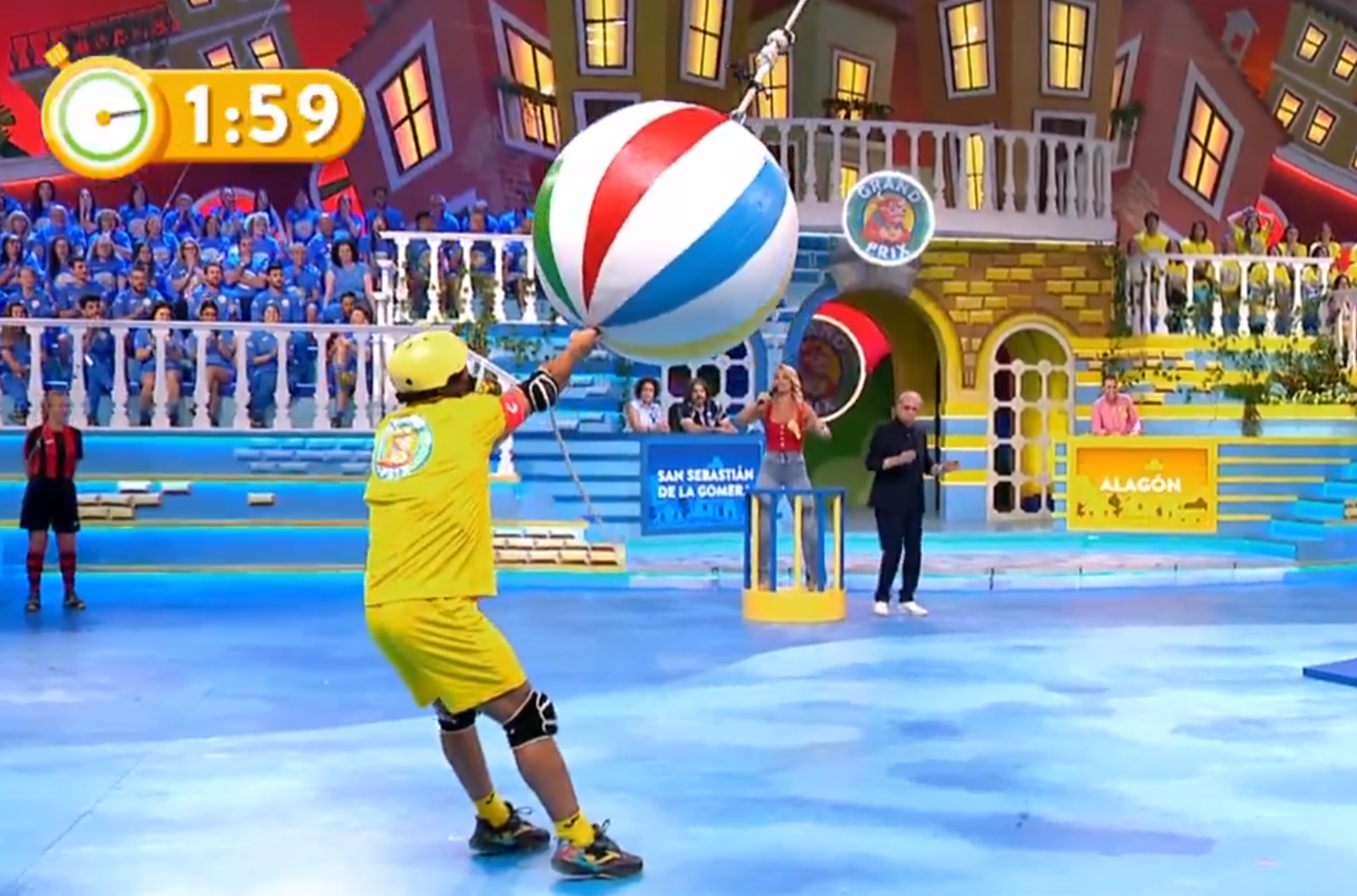 Lydia Valentin durante una prueba del Grand Prix