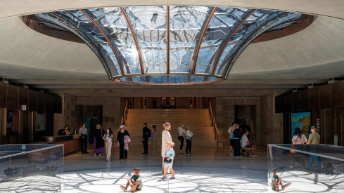  La cúpula del Australian War Memorial, 'The Oculus'