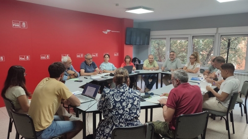 Reunión ordinaria de julio de la Comisión Ejecutiva del PSOE Ponferrada 