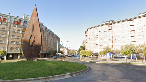 Ponferrada renovará esta semana el asfalto de la Glorieta de los Donantes de Sangre