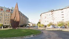 Ponferrada renovará esta semana el asfalto de la Glorieta de los Donantes de Sangre