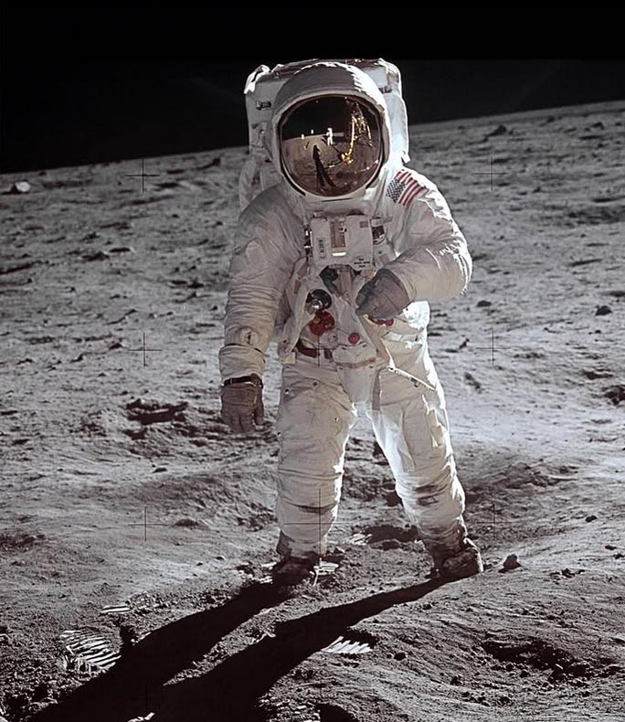 Primer paseo lunar Foto NASA Primer paseo lunar Foto NASA