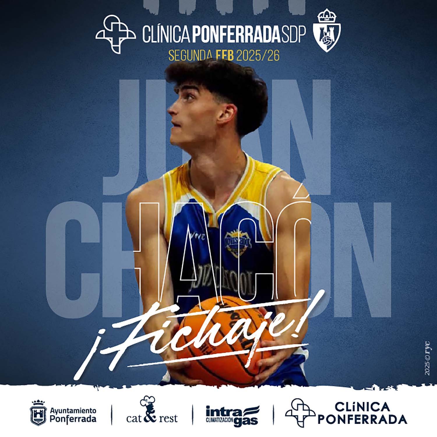 Cartel fichaj e chacon