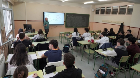 Rubén Cacho ICAL. Eduardo Izquierdo, profesor de matemáticas en el IES Río Duero en Tudela de Duero (Valladolid)