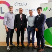 Unicaja ha renovado la colaboración que mantiene con el Círculo Empresarial Leonés (CEL)