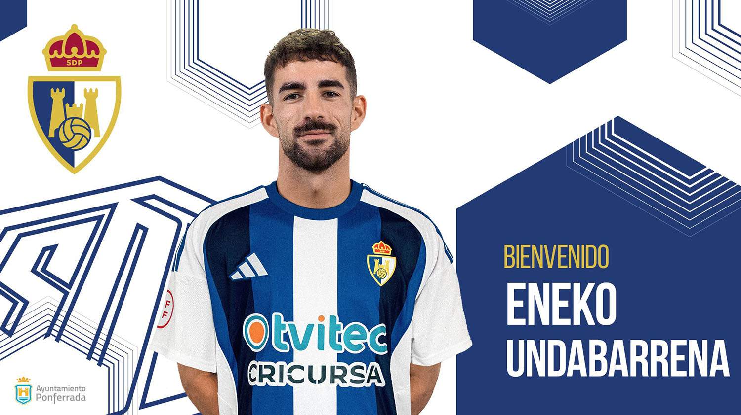Eneko Undabarrena ficha por la Ponferradina. Eneko Undabarrena ficha por la Ponferradina.
