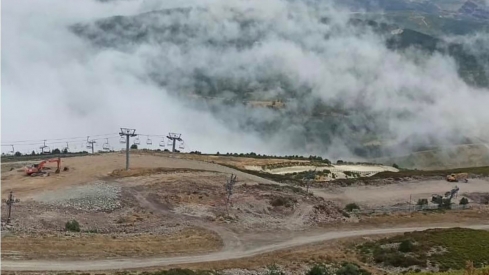 Leitariegos avanza en sus obras de modernización pero deja en el aire que estén listas al inicio de la temporada | Redes sociales de Leitariegos 