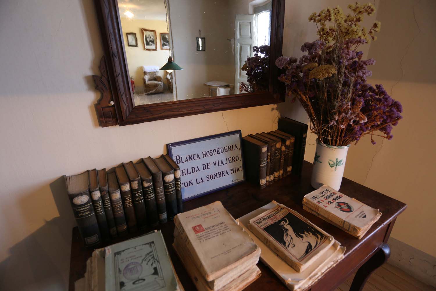 Eduardo Margareto ICAL. Habitación donde vivía Antonio Machado durante su estancia en Segovia