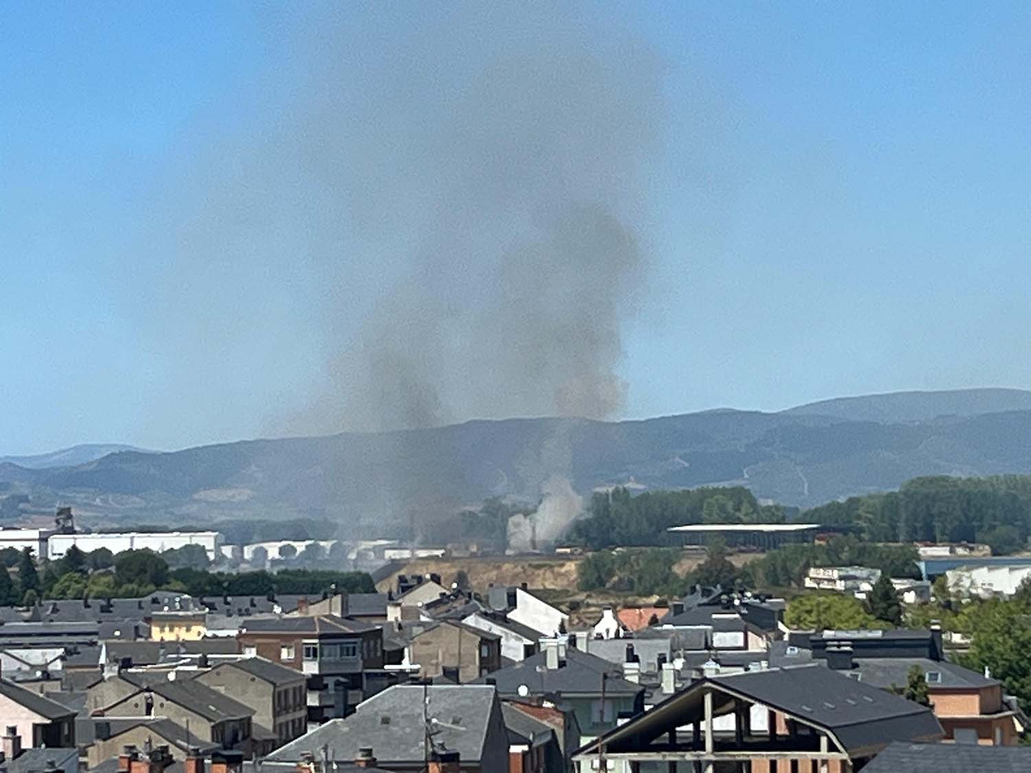Incendio en La Placa.