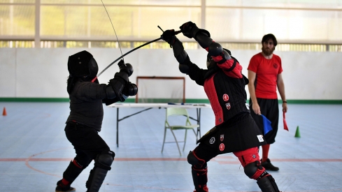 David Arias en la categoría Espada Larga
