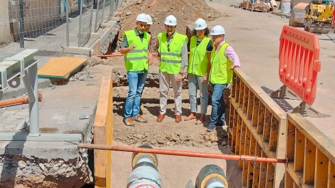 Jcyl ICAL . El consejero de Medio Ambiente, Vivienda y Ordenación del Territorio, Juan Carlos Suárez Quiñones, visita la red de calor de Ponferrada