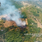 Controlado un incendio forestal en Corullón