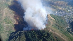 Incendio Villafranca del Bierzo