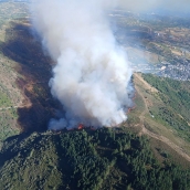 Incendio Villafranca del Bierzo