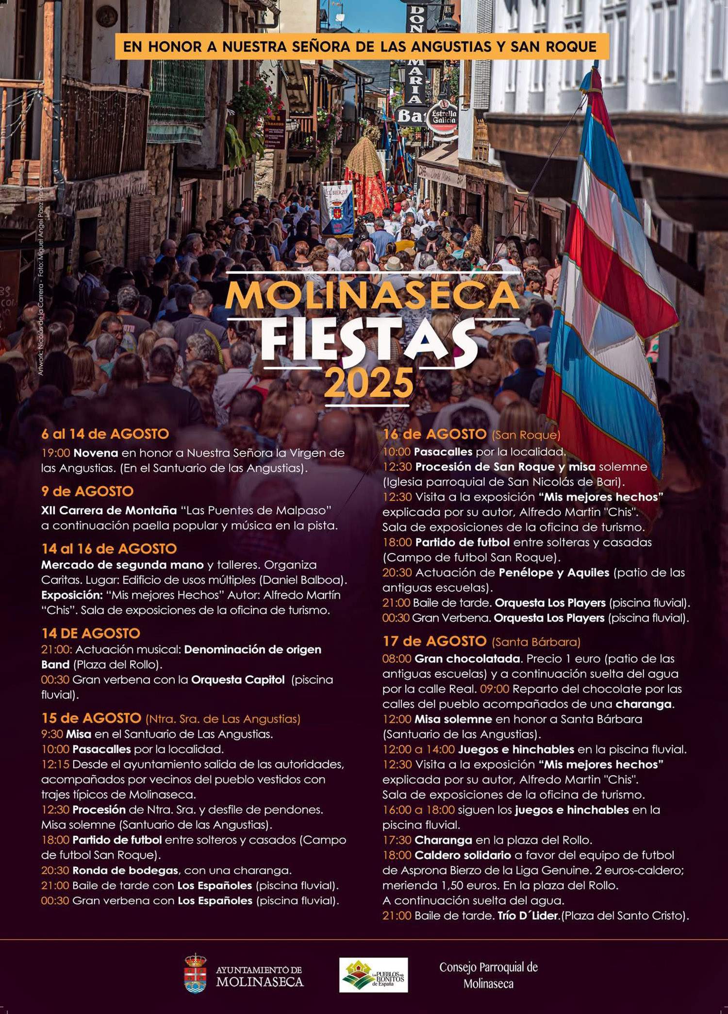 Cartel fiestas Molinaseca2025 Cartel fiestas Molinaseca2025