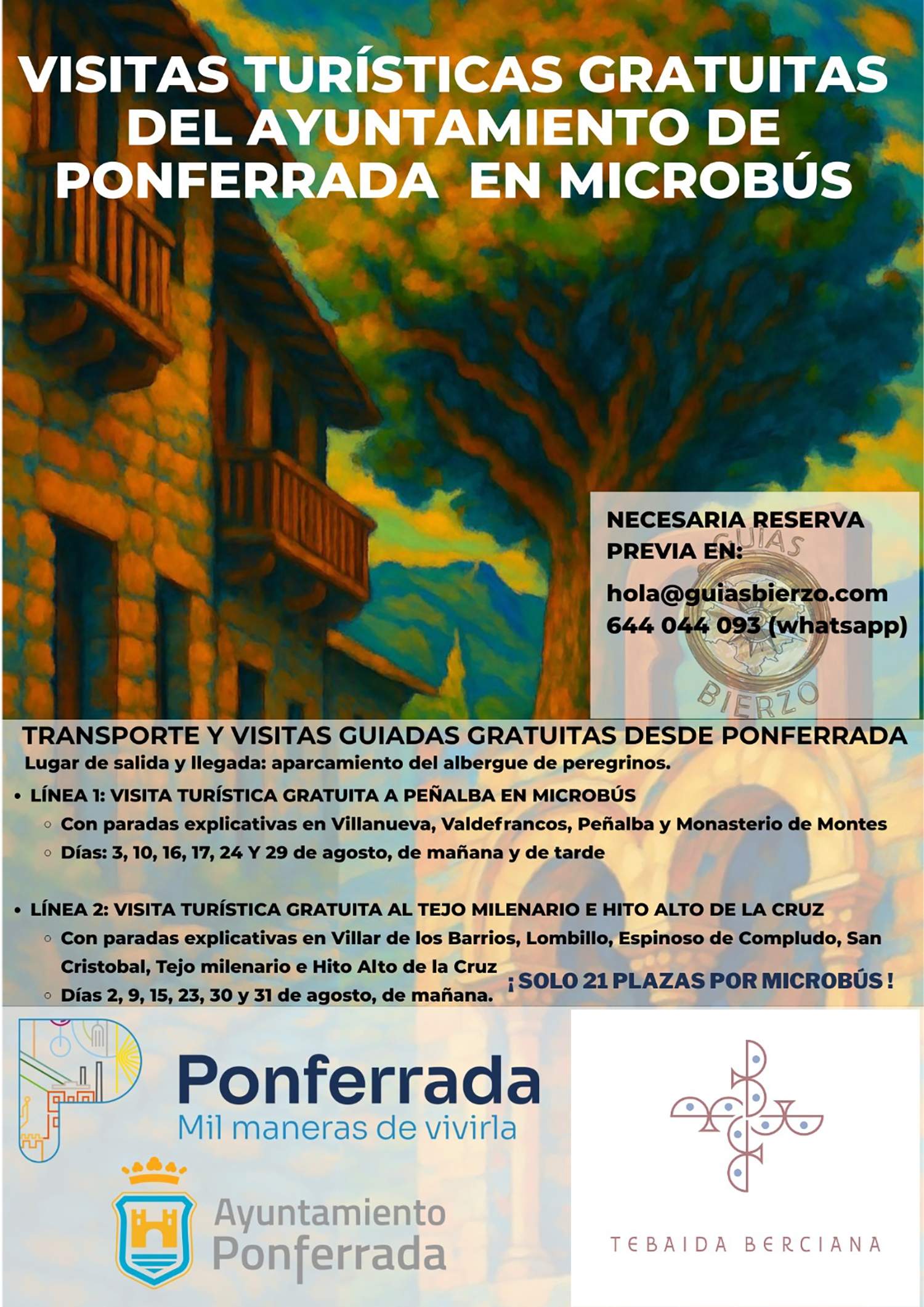 Programa de las visitas gratuitas de Ponferrada