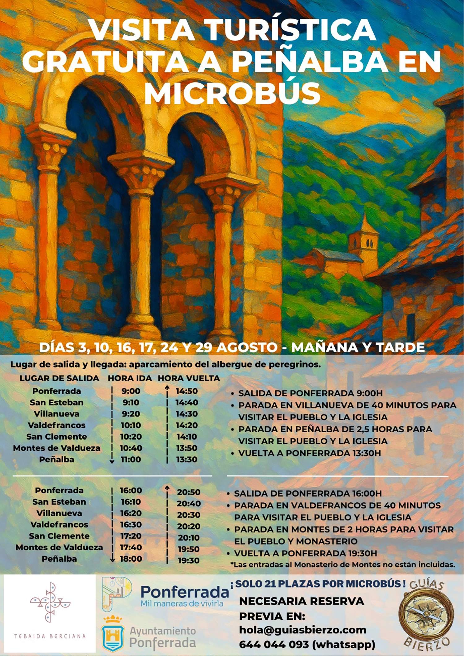 Visita gratuita a la Tebaida Berciana