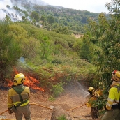 Herido con quemaduras leves un militar de la UME en el incendio de Ávila | Foto: Naturaleza Castilla y León