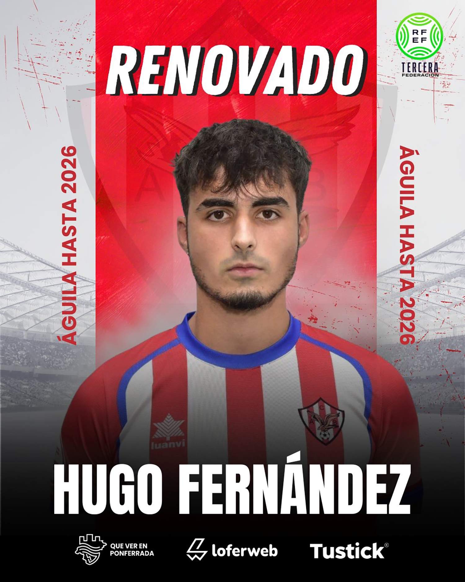 hugo fernandez, jugador atletico bembibre