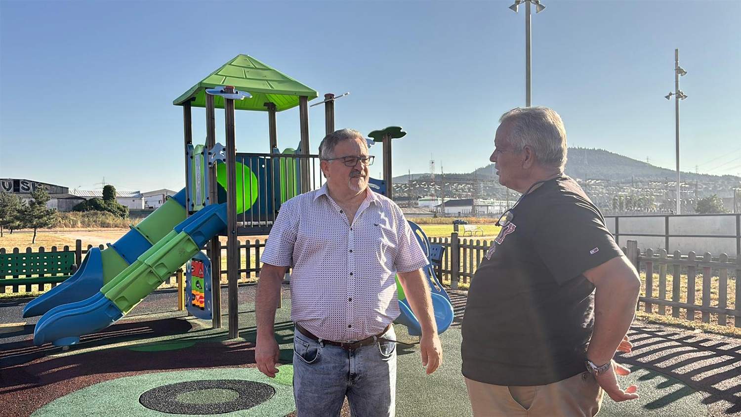 Reparación de los parques de La Rosaleda