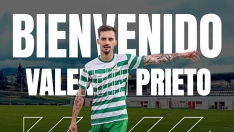 El nuevo jugador del Atlético Bembibre Valentín Prieto