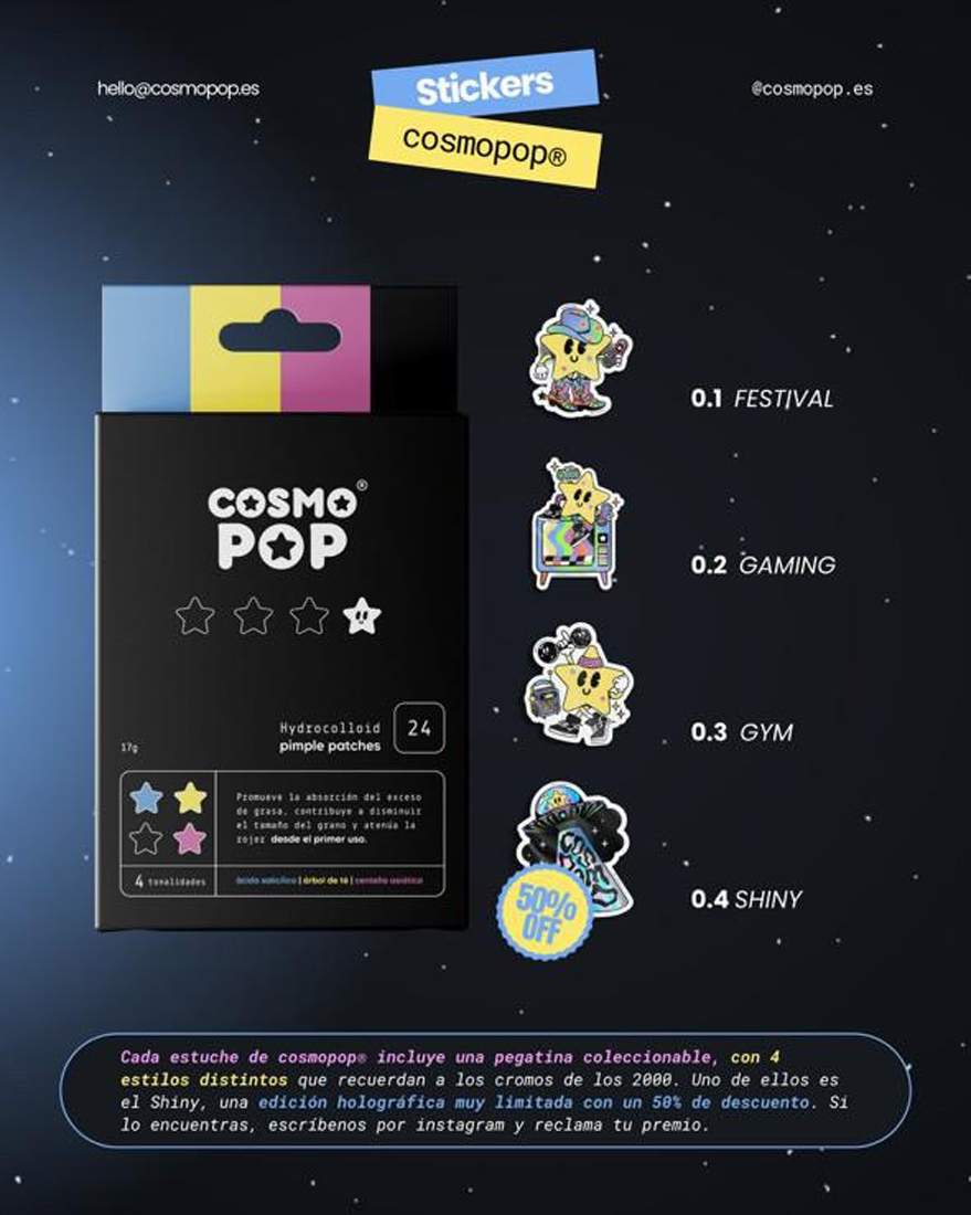 Parches para granos, Cosmopop (8)