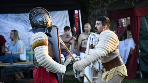 Lucha de gladiadores de la Ludus Bergidum de Cacabelos 2025 (5)