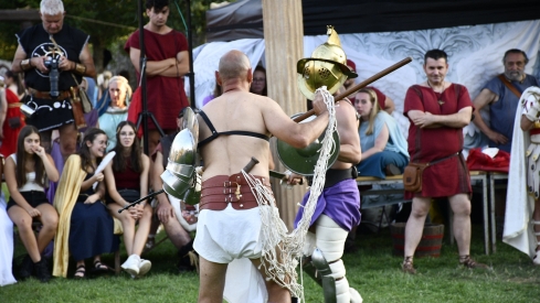 Lucha de gladiadores de la Ludus Bergidum de Cacabelos 2025 (18)
