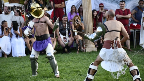 Lucha de gladiadores de la Ludus Bergidum de Cacabelos 2025 (19)