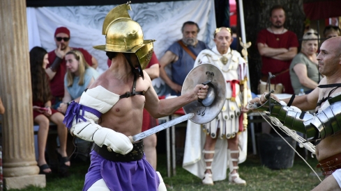 Lucha de gladiadores de la Ludus Bergidum de Cacabelos 2025 (20)