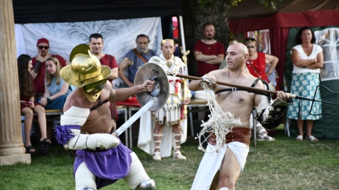 Lucha de gladiadores de la Ludus Bergidum de Cacabelos 2025 (21)