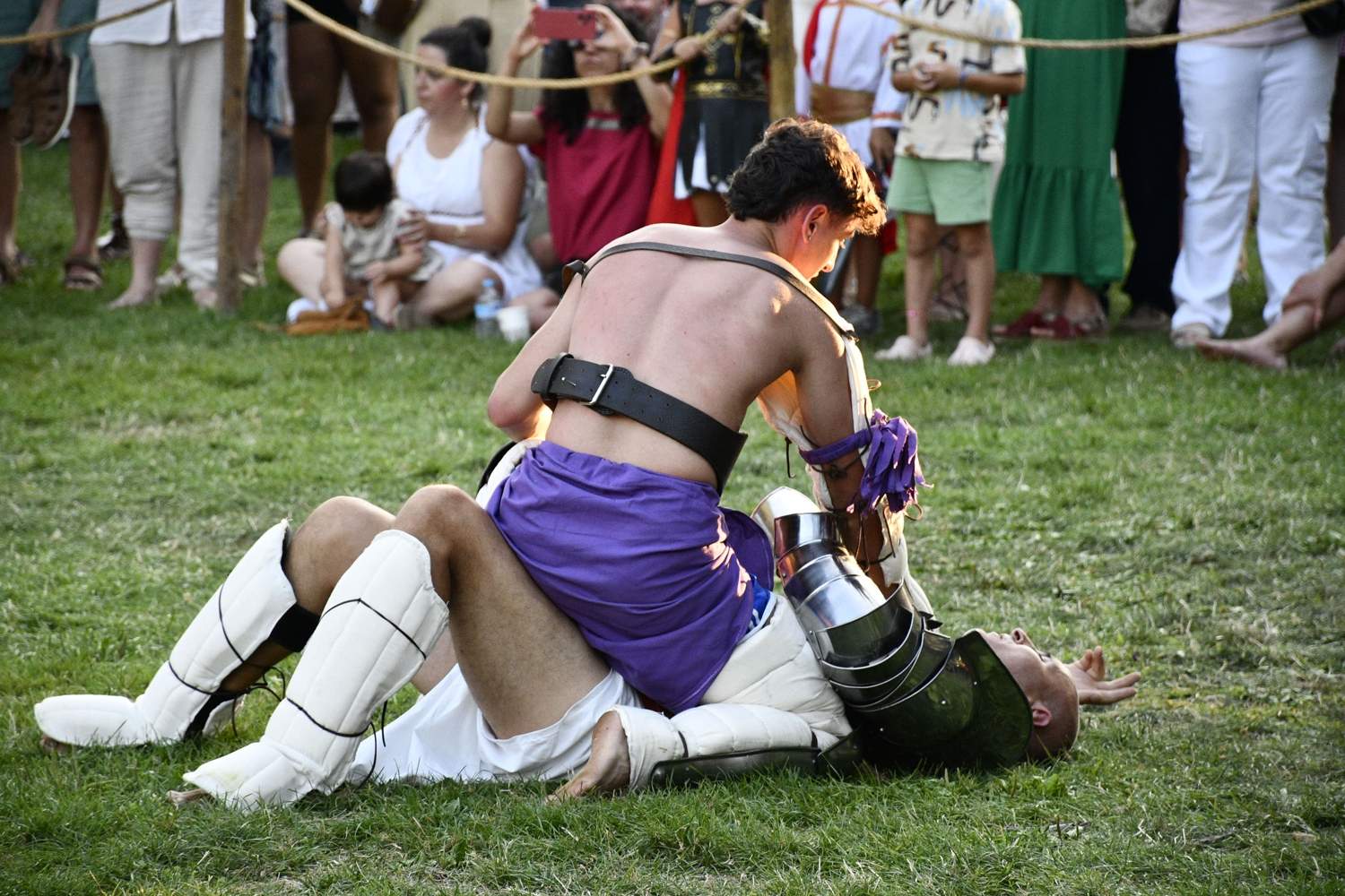 Lucha de gladiadores de la Ludus Bergidum de Cacabelos 2025 (35)