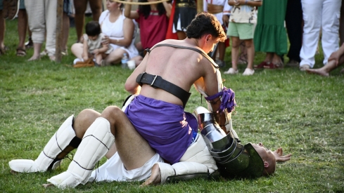 Lucha de gladiadores de la Ludus Bergidum de Cacabelos 2025 (35)