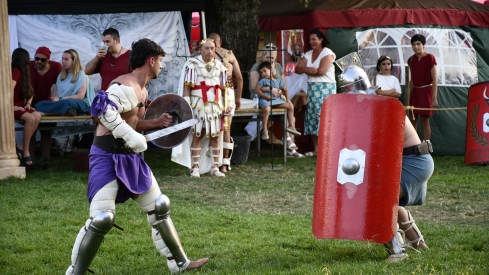 Lucha de gladiadores de la Ludus Bergidum de Cacabelos 2025 (38)