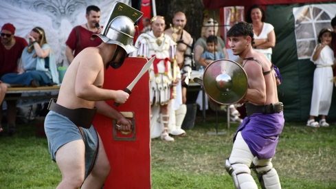Lucha de gladiadores de la Ludus Bergidum de Cacabelos 2025 (41)