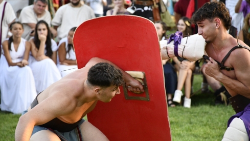 Lucha de gladiadores de la Ludus Bergidum de Cacabelos 2025 (49)