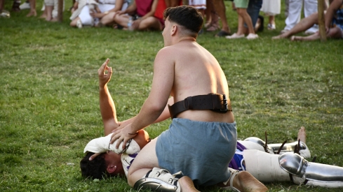 Lucha de gladiadores de la Ludus Bergidum de Cacabelos 2025 (54)