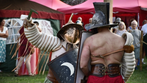 Lucha de gladiadores de la Ludus Bergidum de Cacabelos 2025 (68)