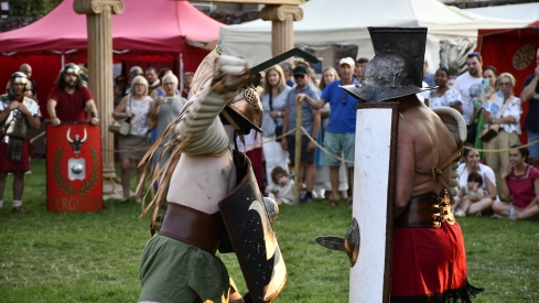 Lucha de gladiadores de la Ludus Bergidum de Cacabelos 2025 (72)