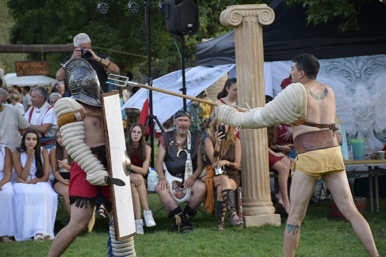 Lucha de gladiadores de la Ludus Bergidum de Cacabelos 2025 (80) Lucha de gladiadores de la Ludus Bergidum de Cacabelos 2025 (80)
