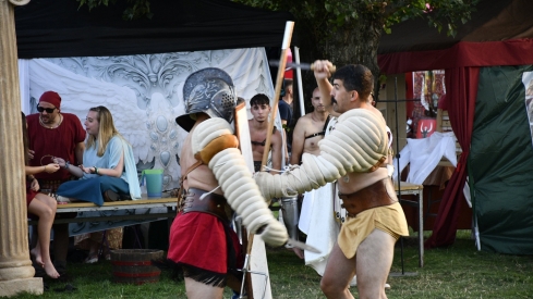 Lucha de gladiadores de la Ludus Bergidum de Cacabelos 2025 (86)