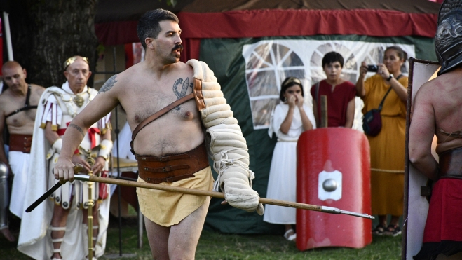 Lucha de gladiadores de la Ludus Bergidum de Cacabelos 2025 (89) Lucha de gladiadores de la Ludus Bergidum de Cacabelos 2025 (89)