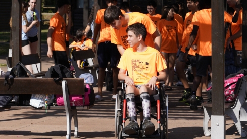 Presentación del campamento de Aspaym en el Bosque de los Sueños | Foto: César Hornija, ICAL.