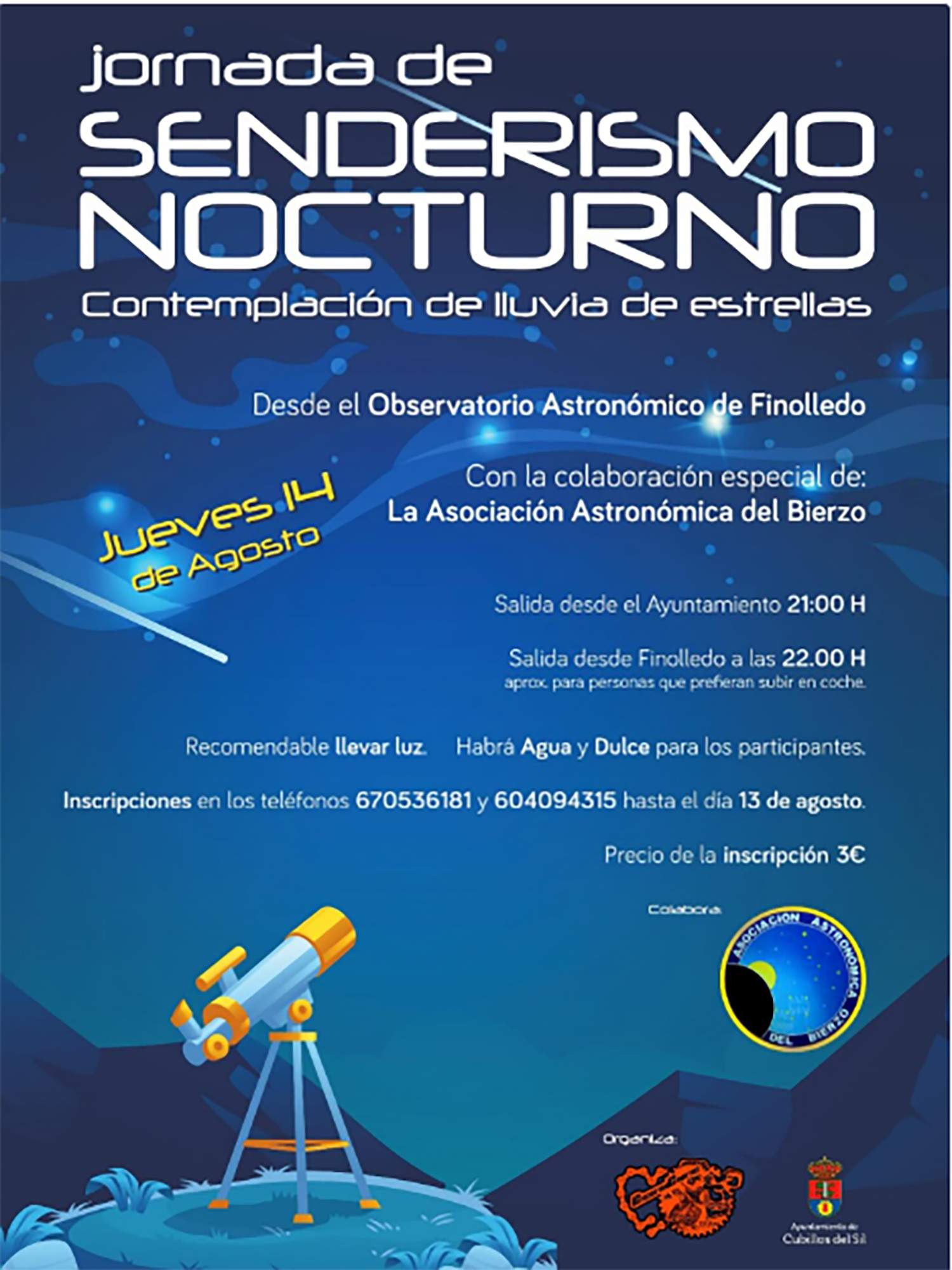 Observación de Perseidas en Finolledo