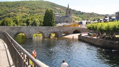 Playa fluvial de Molinaseca, Río Meruelo 