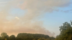 Incendio en Fresnedo Incendio en Fresnedo